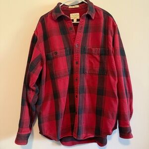 Men’s Red & Black Flannel